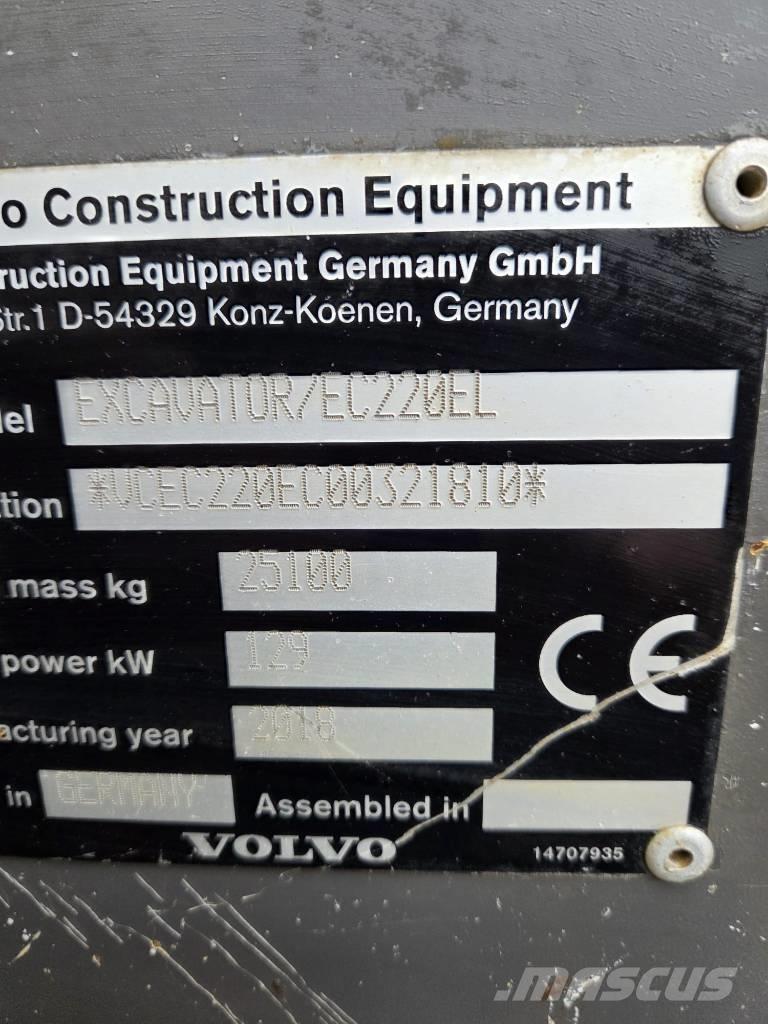 Volvo EC220EL Koparki gąsienicowe