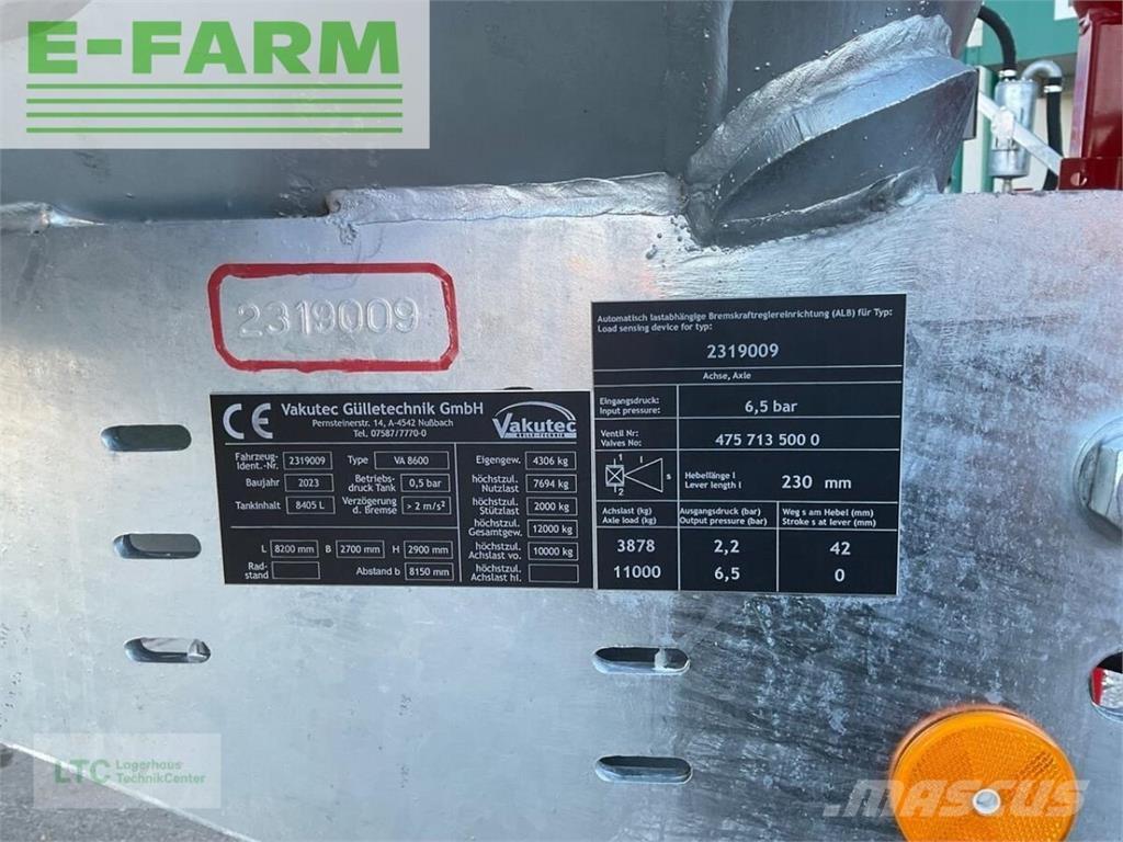  va 8600 Inne maszyny do nawożenia