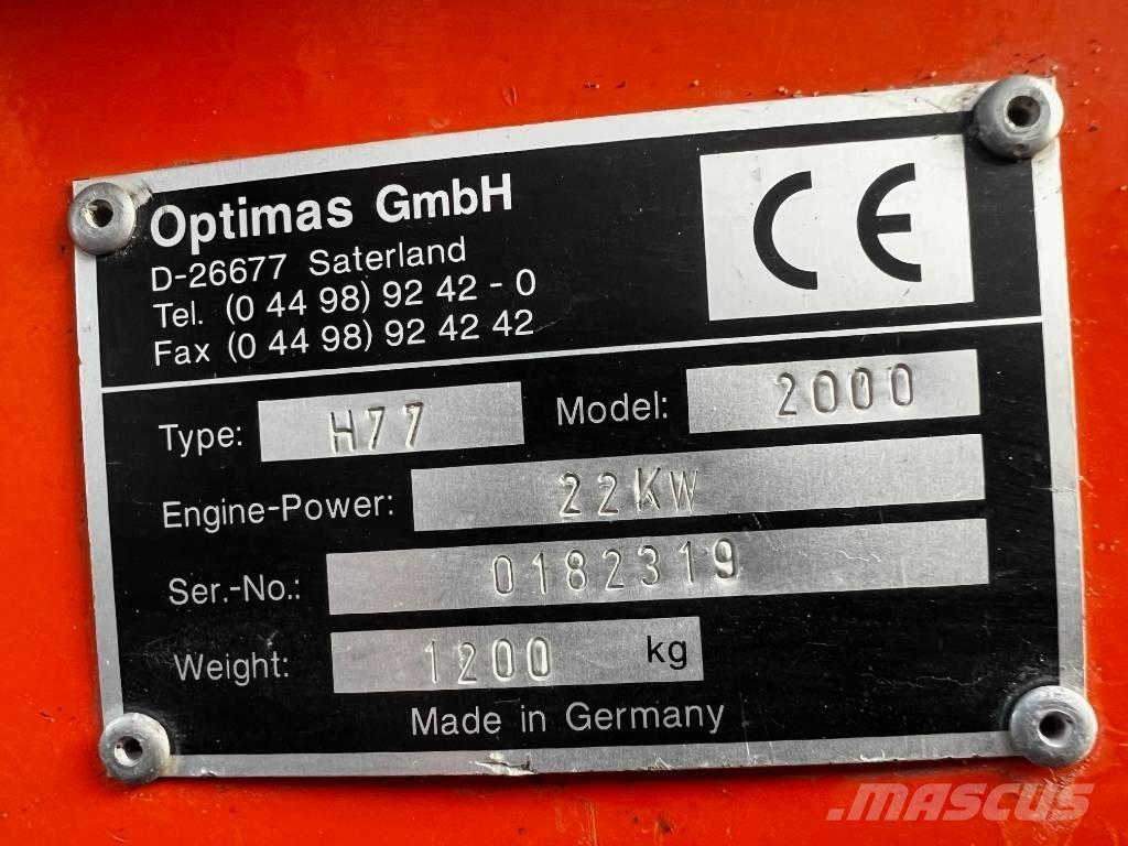 Optimas Comfort H77 Maszyny budowlane - Inne