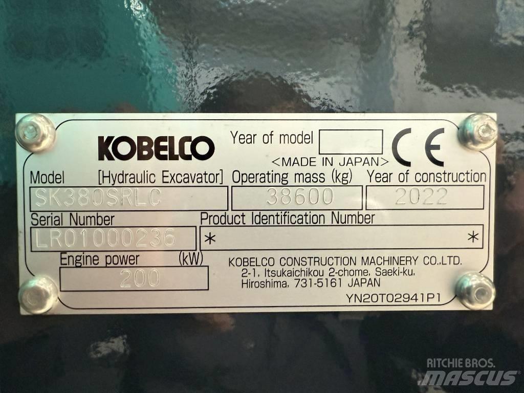 Kobelco SK380SRLC Koparki gąsienicowe