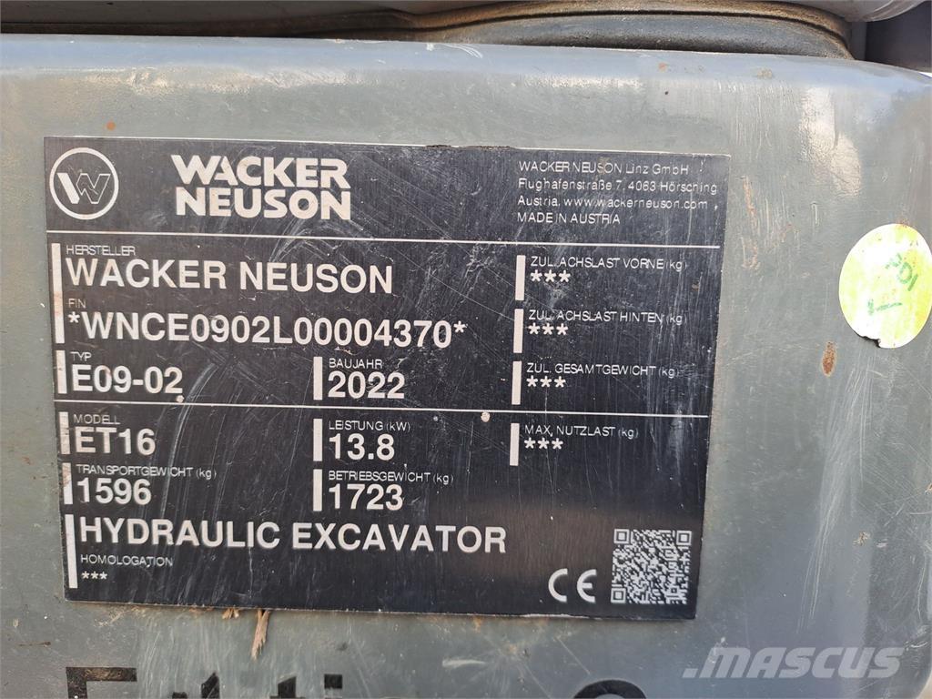 Wacker Neuson ET16 Koparki gąsienicowe