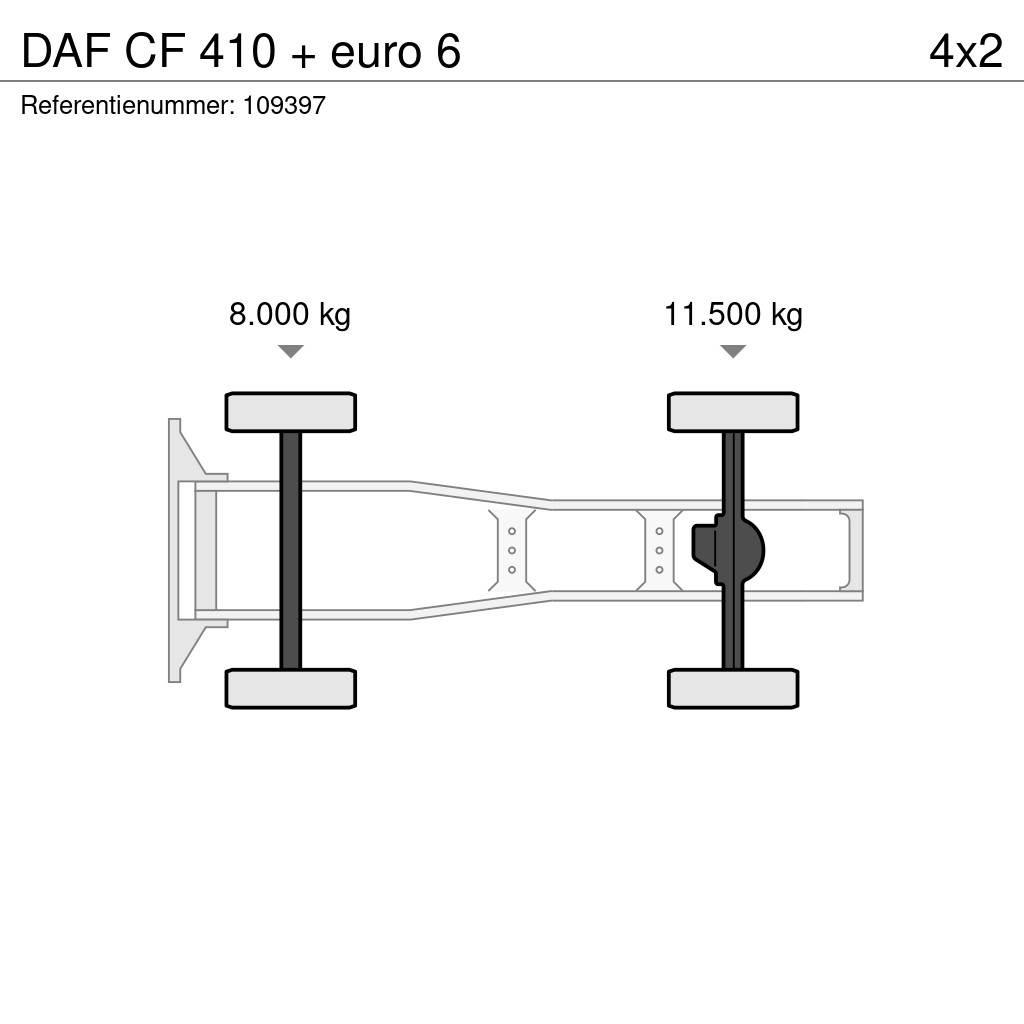 DAF CF 410 + euro 6 Ciągniki siodłowe