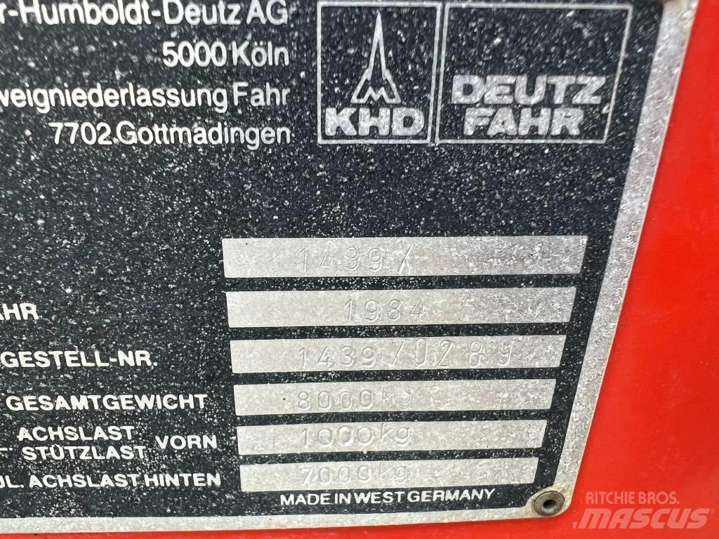 Deutz Fahr F 570 Przyczepy samozaładowcze