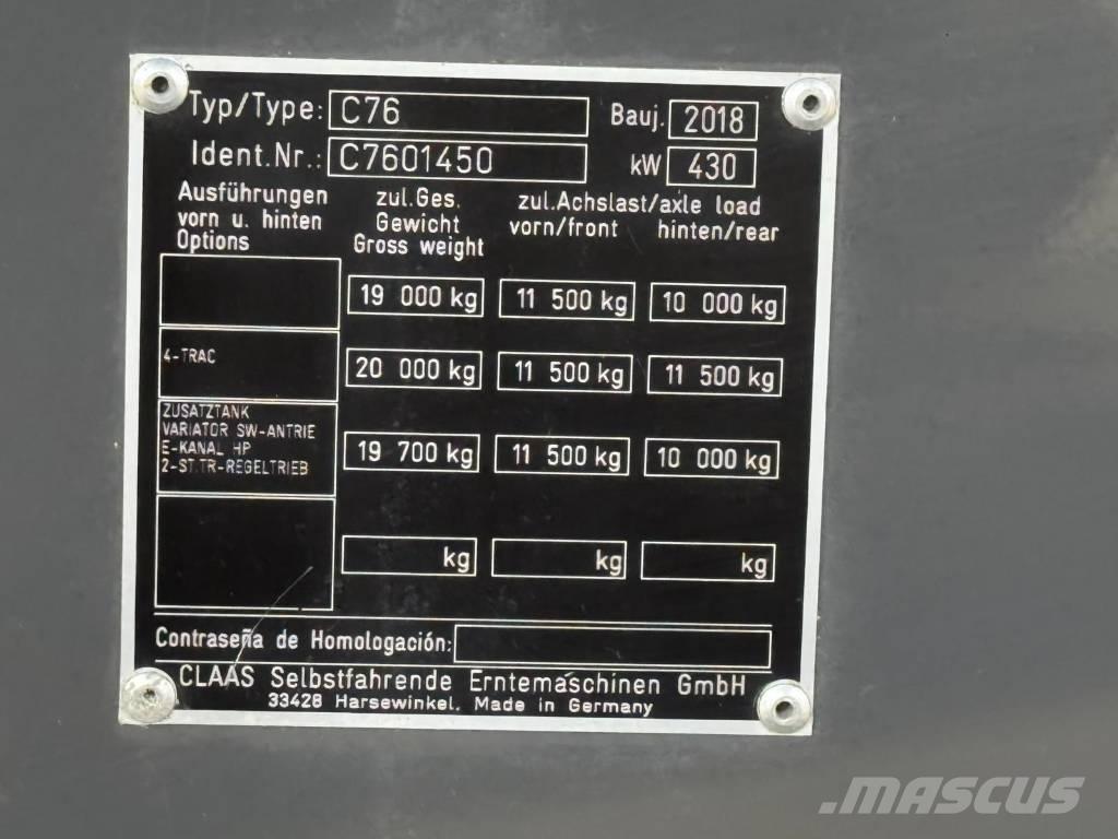 CLAAS Lexion 770 Kombajny zbożowe