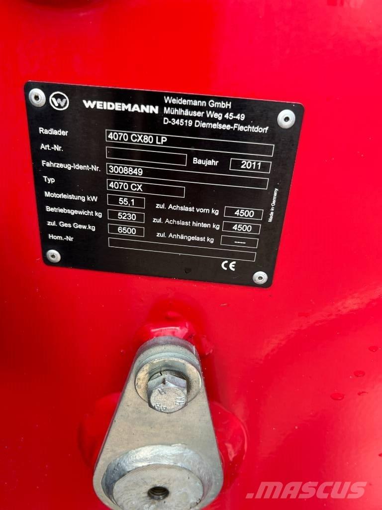 Weidemann 4070CX80LP Ładowarki kołowe