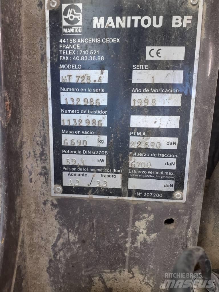 Manitou MT 728-4 Ładowarki teleskopowe