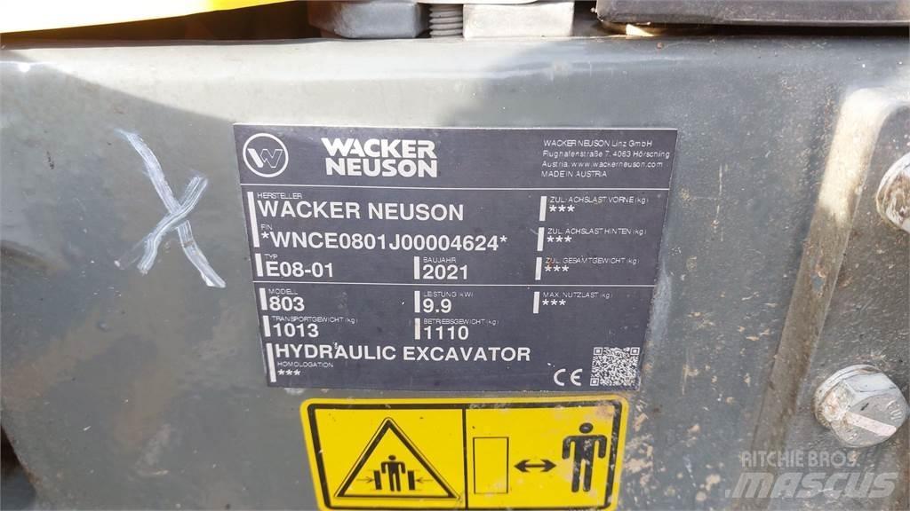 Wacker Neuson 803 Koparki gąsienicowe