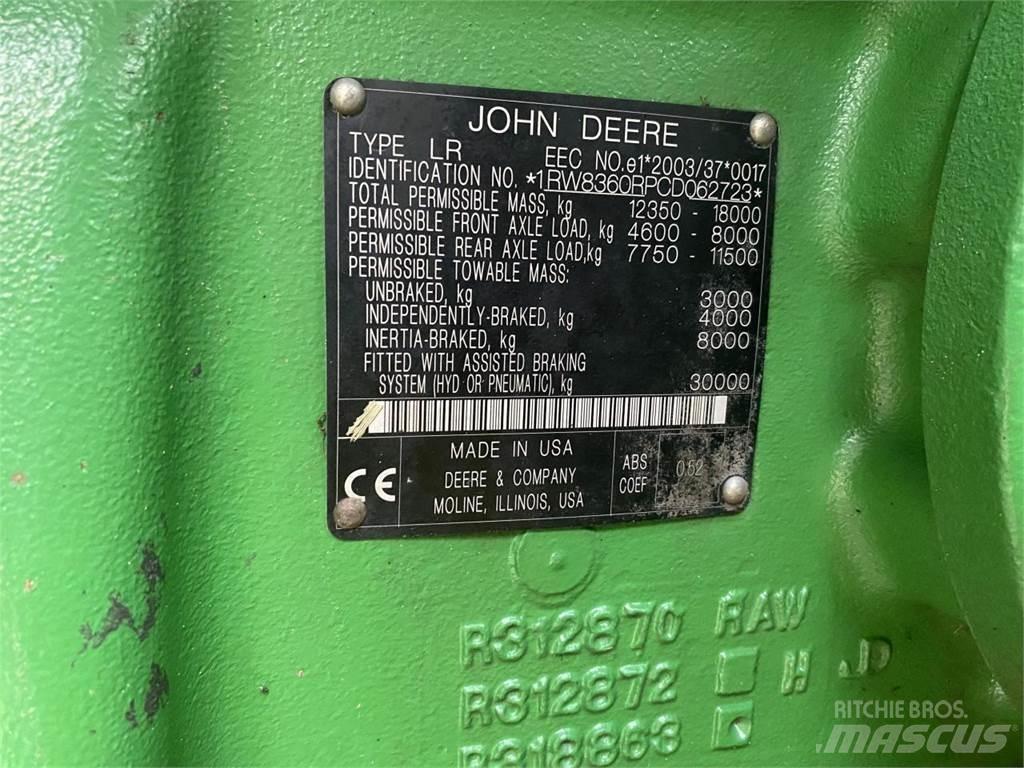 John Deere 8360R Ciągniki rolnicze