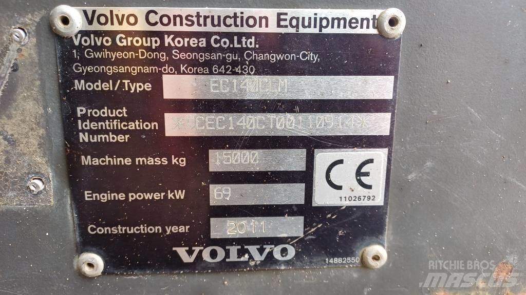 Volvo EC 140 C L M Koparki gąsienicowe
