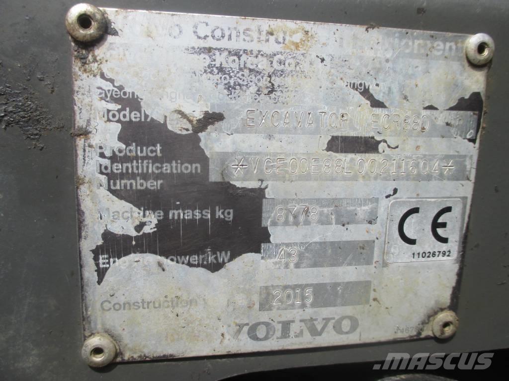 Volvo ECR 88 D Midikoparki  7t - 12t