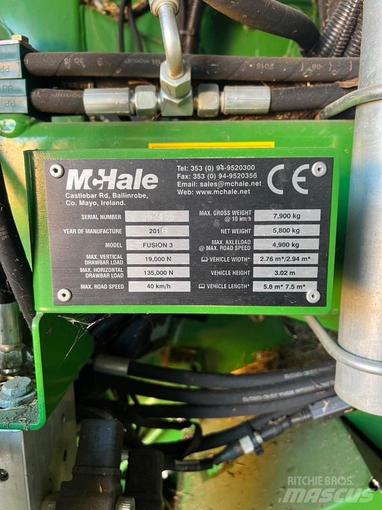McHale Fusion 3 Plus Prasy zwijające
