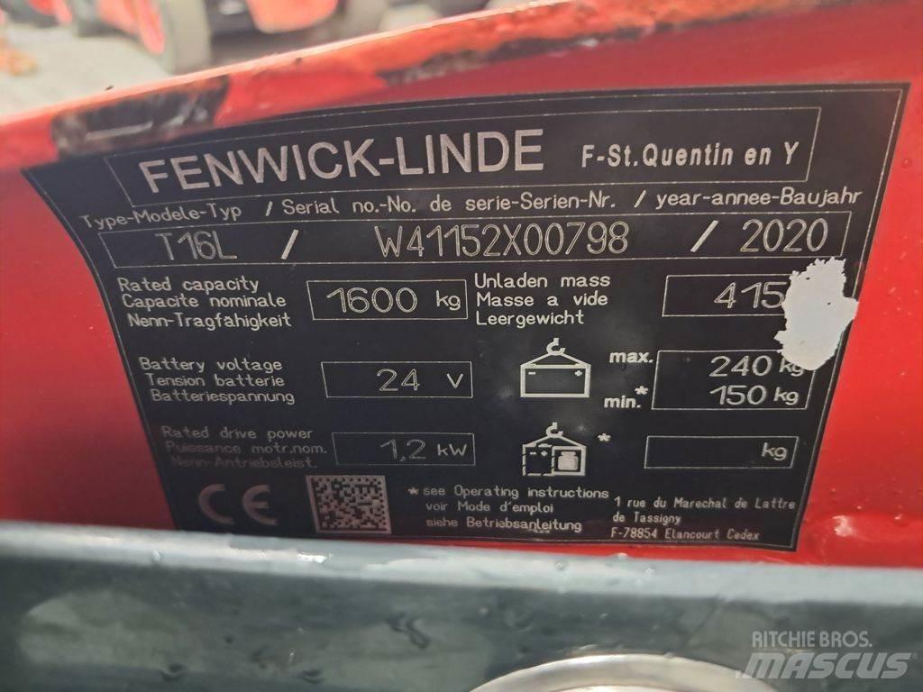 Linde T16L Wózki paletowe ręczne