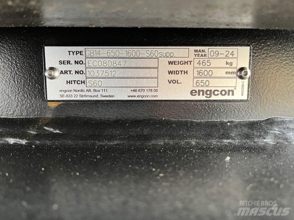 Engcon GB14 S60 Ny! Łyżki do ładowarek