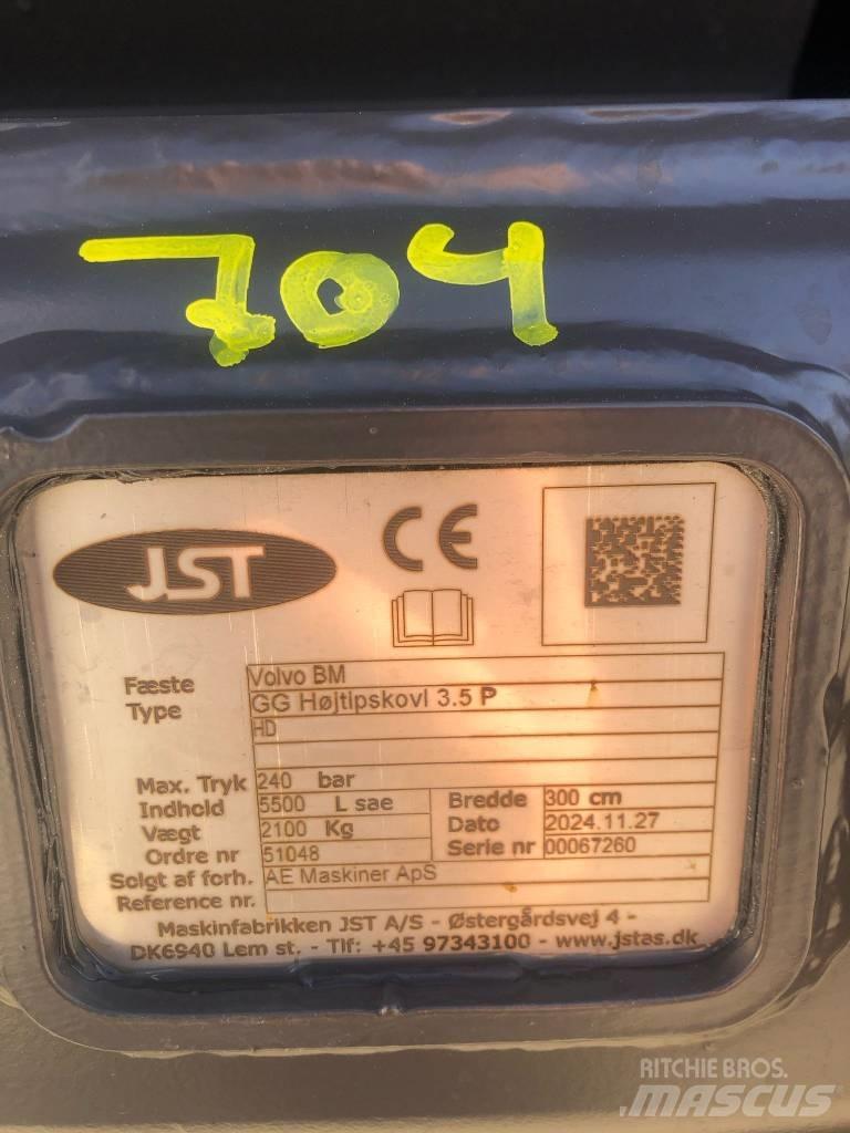 jst Højtipskovl Łyżki do ładowarek