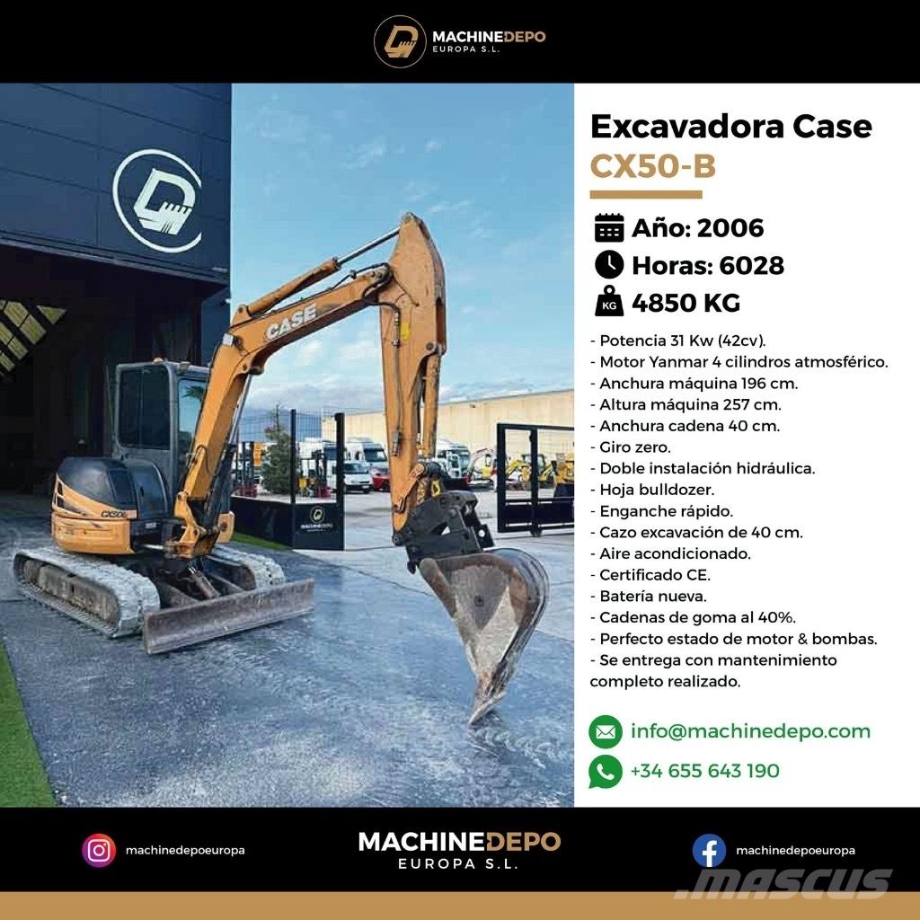 CASE CX 50 B Minikoparki
