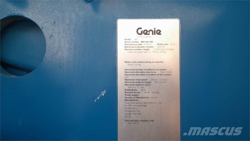 Genie S65 Podnośniki teleskopowe