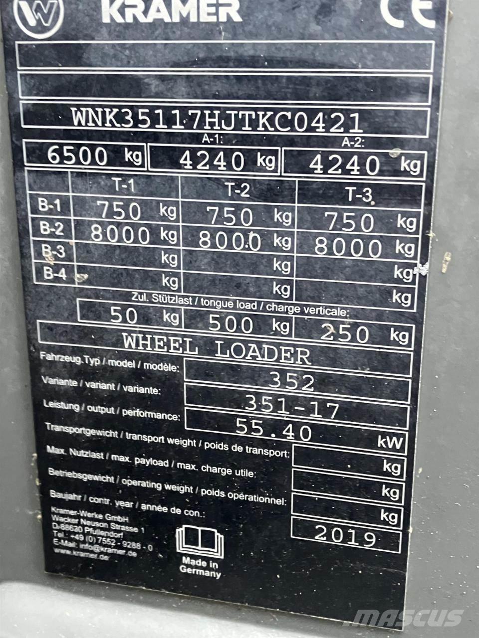 Kramer 8085T Ładowarki rolnicze