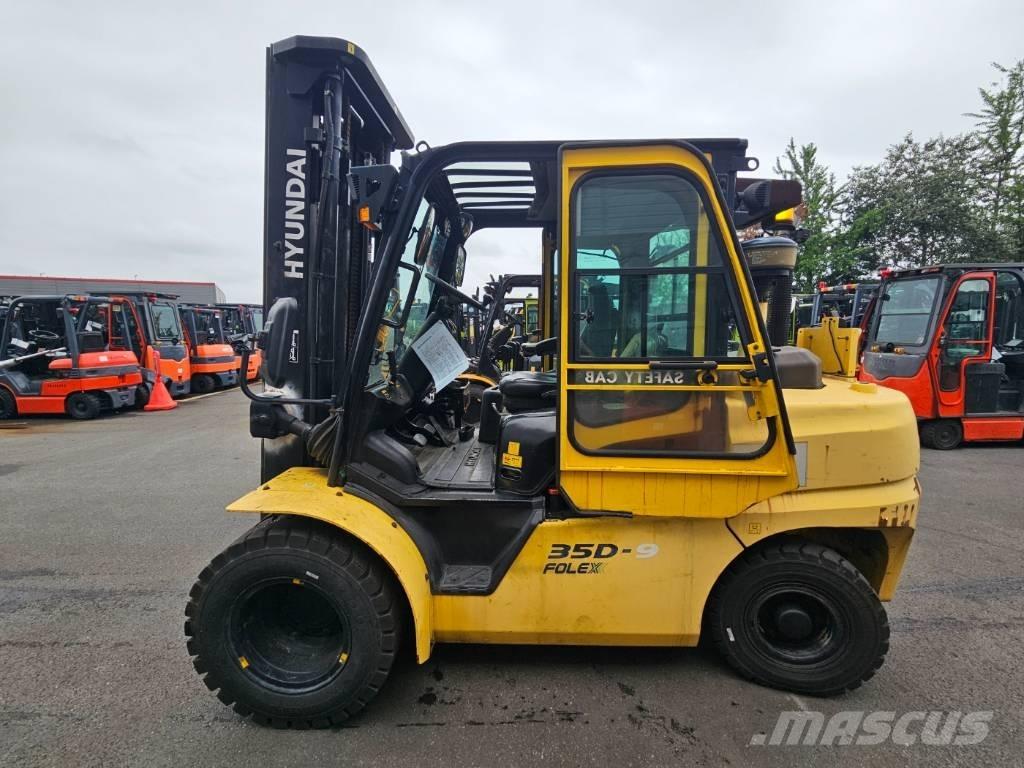 Hyundai 35d-9 Wózki Diesla