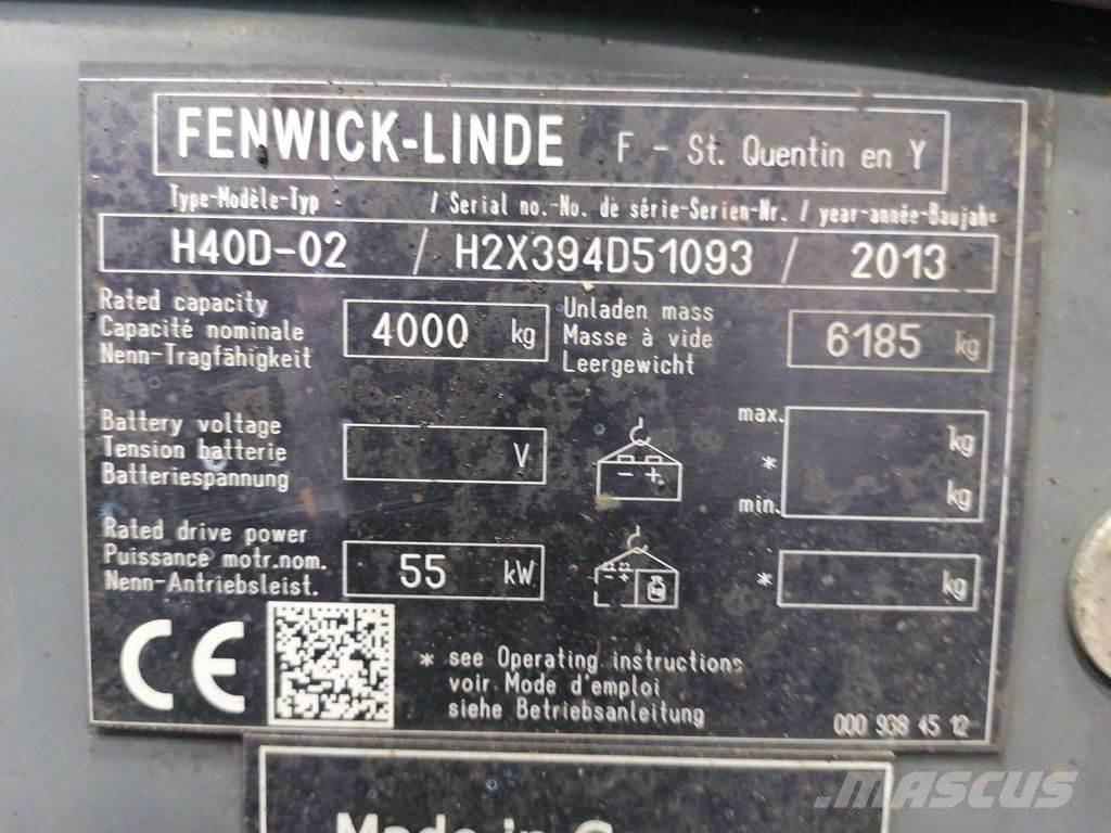 Linde H40D-02 Wózki Diesla