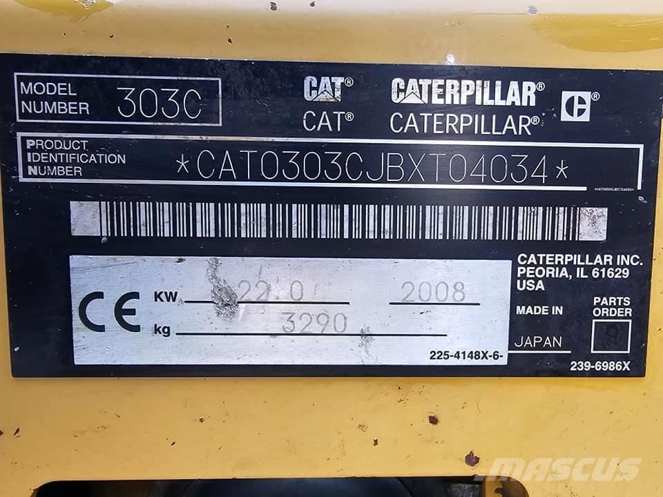 CAT 303 CR Minikoparki