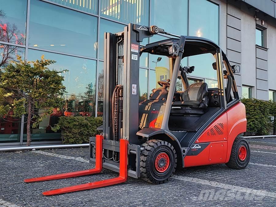 Linde H25T-02 Wózki LPG