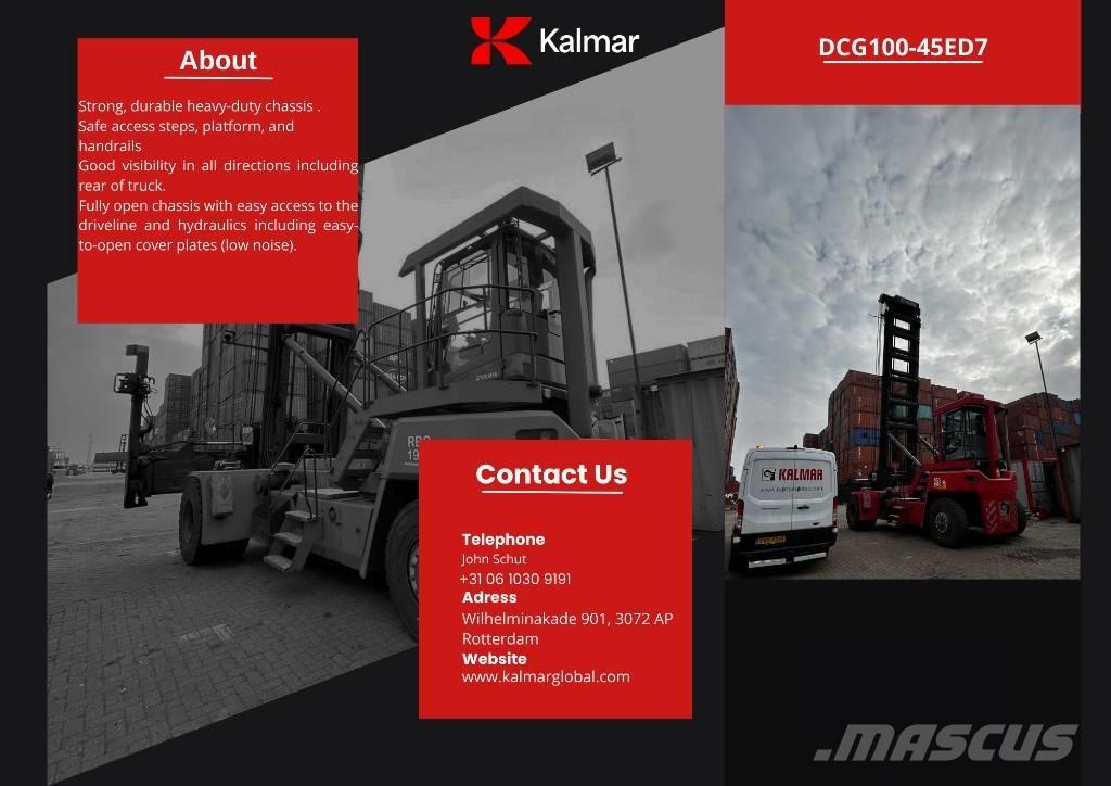 Kalmar DCG 100-45ED7 Wozy do składowania i transportu kontenerów
