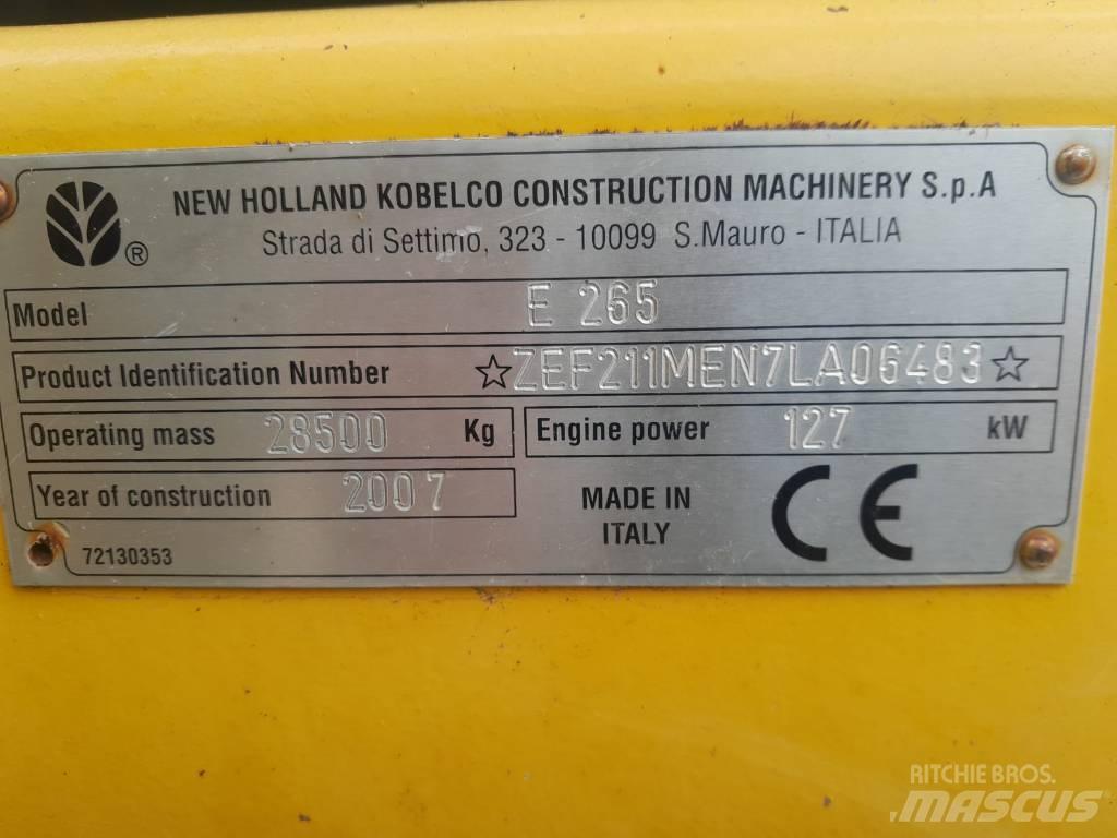 New Holland E 265 Koparki gąsienicowe
