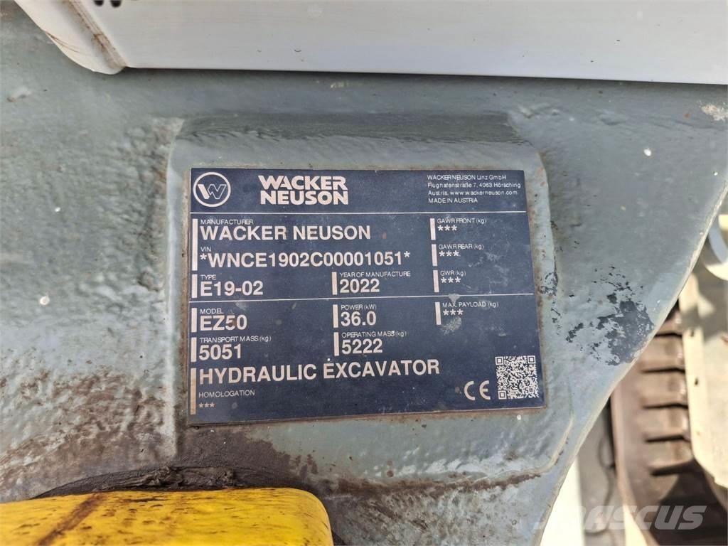 Wacker Neuson EZ50 Koparki gąsienicowe