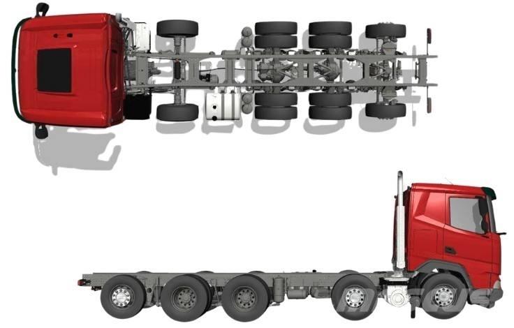 DAF XF 530 FAF 10x4 Pojazdy pod zabudowę