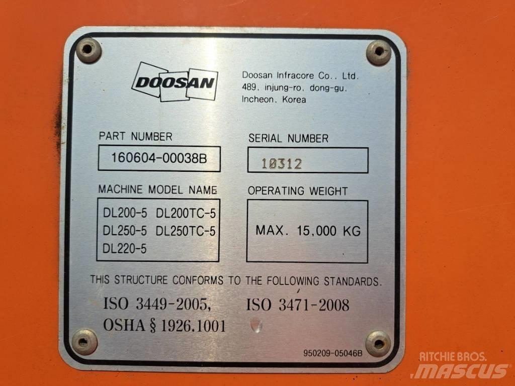 Doosan DL 220 Ładowarki kołowe