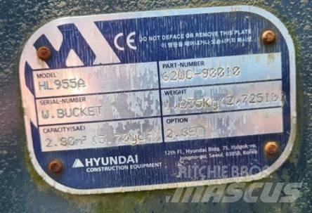 Hyundai HL955A Łyżki do ładowarek