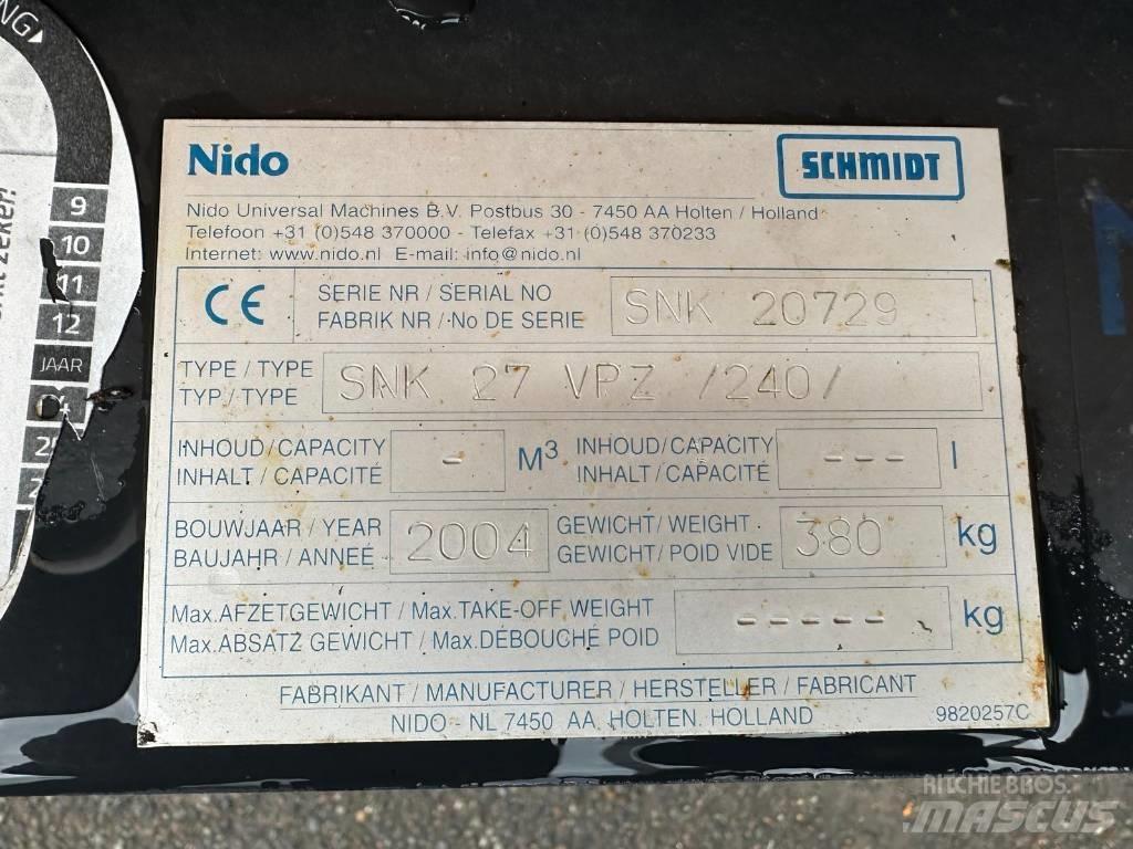 Nido SNK 27 VPZ 240 Lemiesze i pługi śnieżne