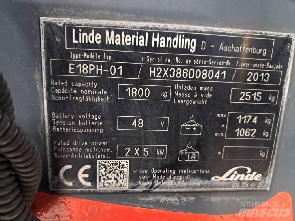 Linde E18PH Wózki elektryczne