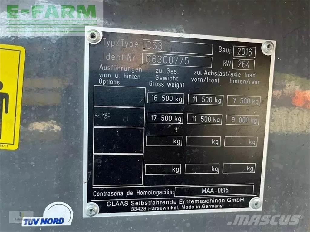CLAAS lexion 630 Kombajny zbożowe