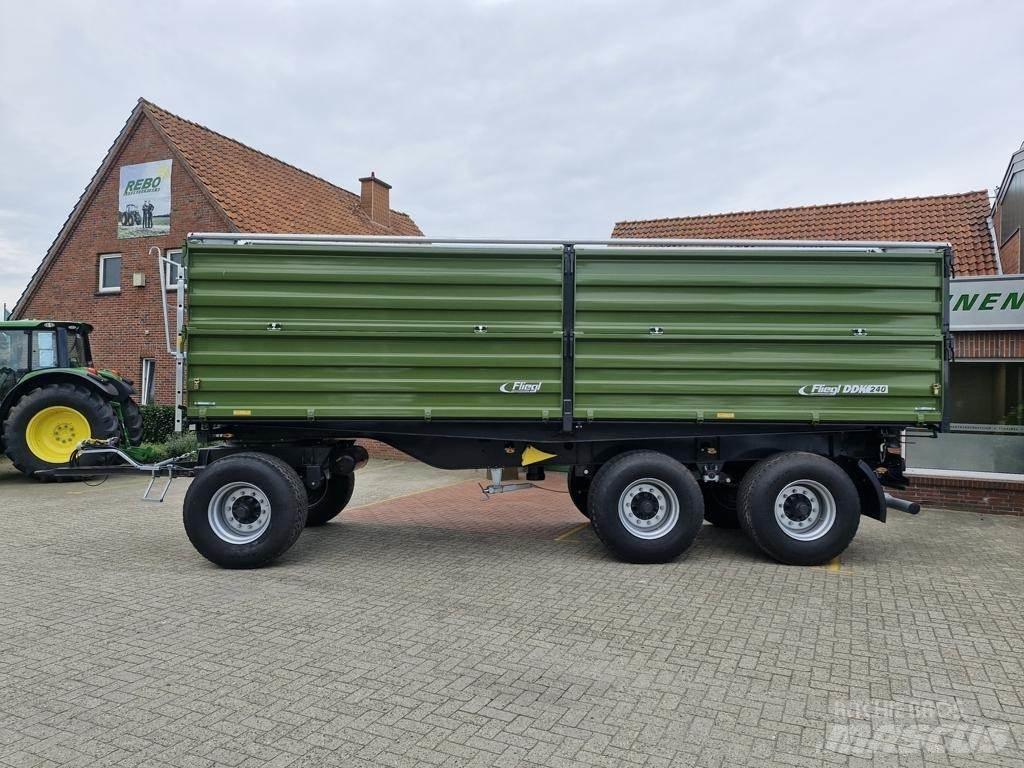 Fliegl DDK 240 FOX Przyczepy do przewozu słomy w belach