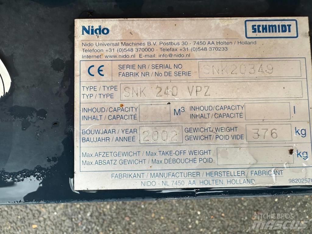 Nido SNK240VPZ Lemiesze i pługi śnieżne