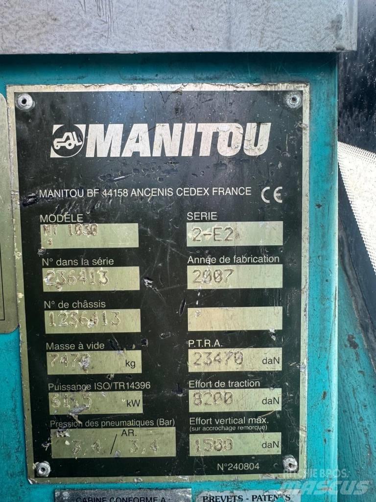 Manitou MT 1030 S Ładowarki teleskopowe