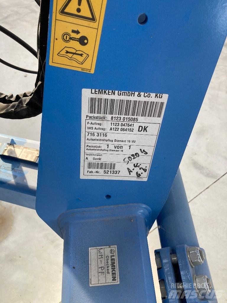 Lemken Diamant 16 Pługi obrotowe