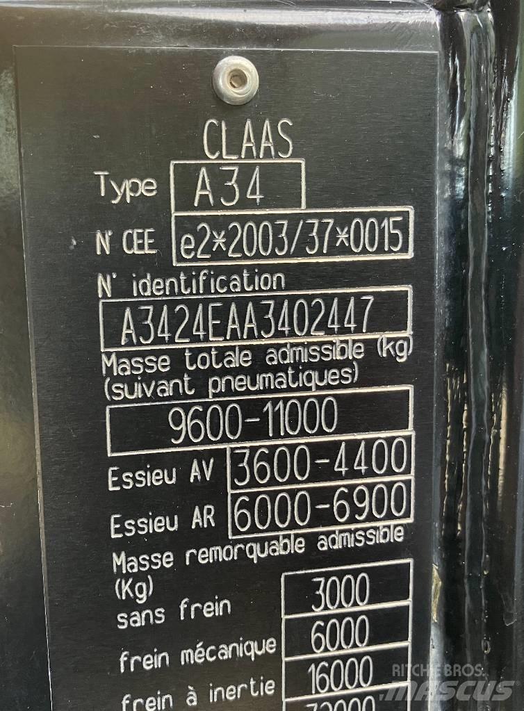 claas 550 cis Ciągniki rolnicze