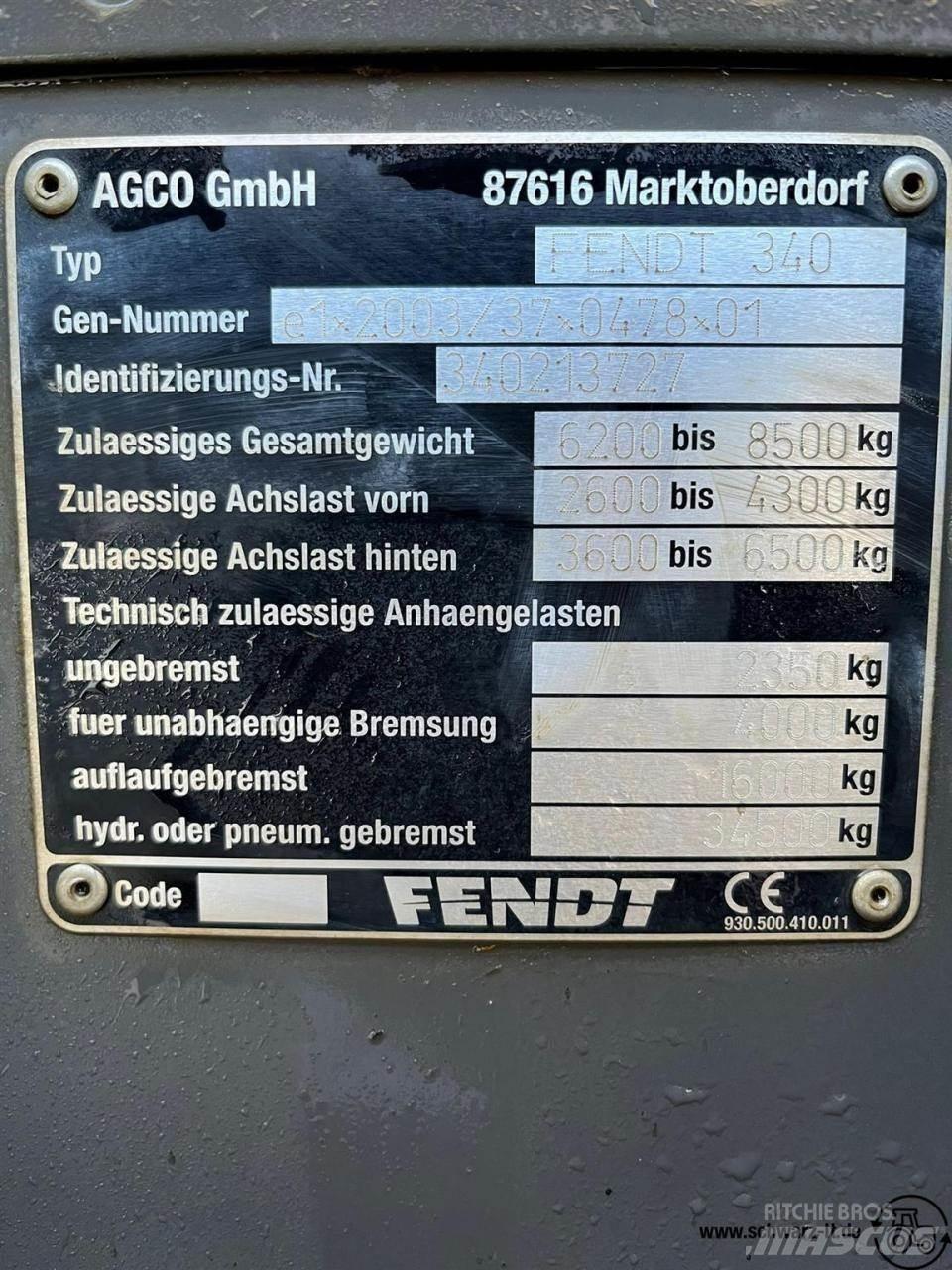 Fendt 313 Vario Ciągniki rolnicze