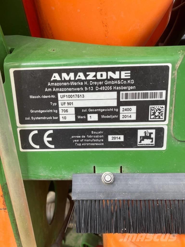 Amazone UF 901 Zamontowane opryskiwacze