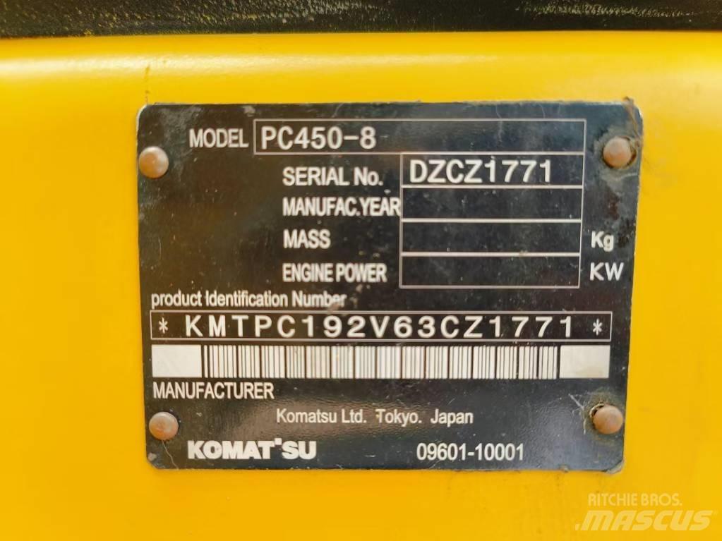 Komatsu PC 450-8 Koparki gąsienicowe