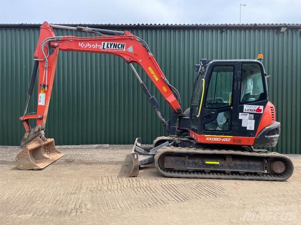 Kubota KX 080 Midikoparki  7t - 12t