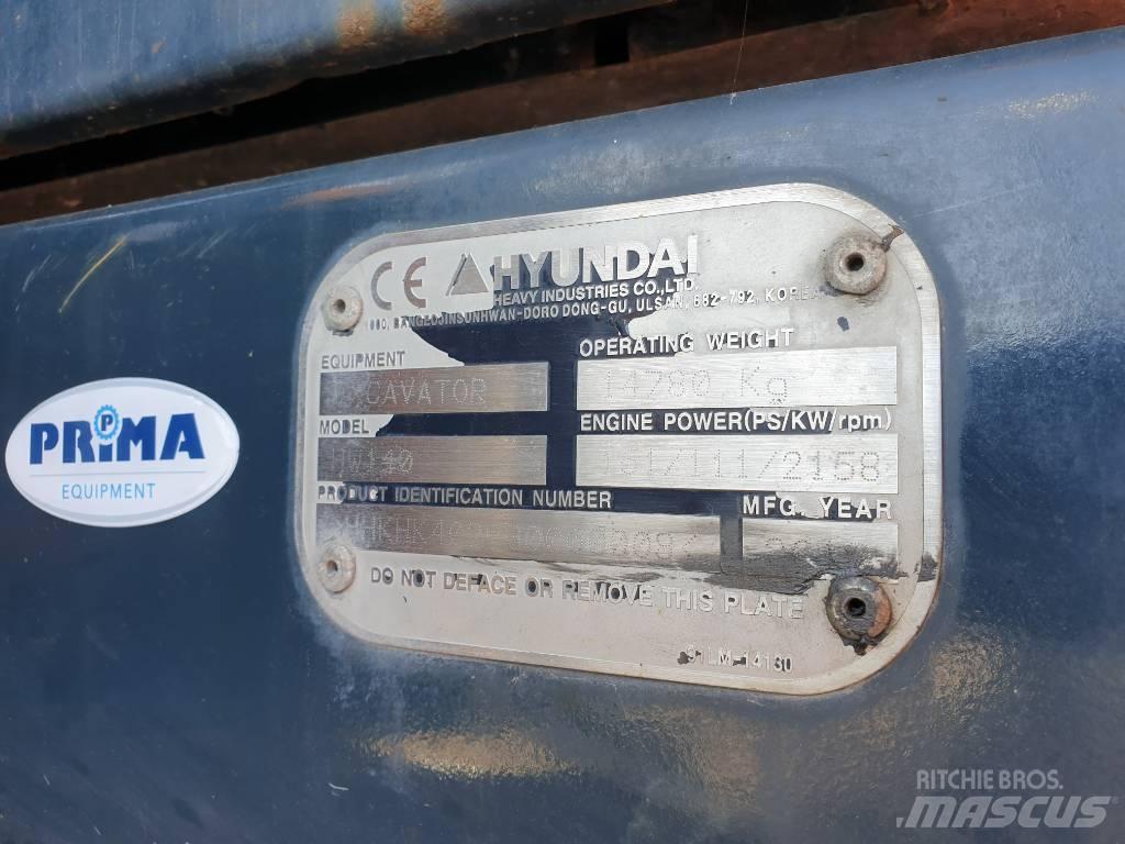Hyundai HW140 Koparki kołowe