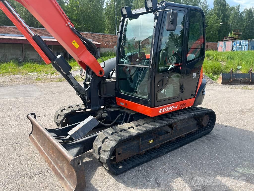 Kubota KX 080-4 Midikoparki  7t - 12t