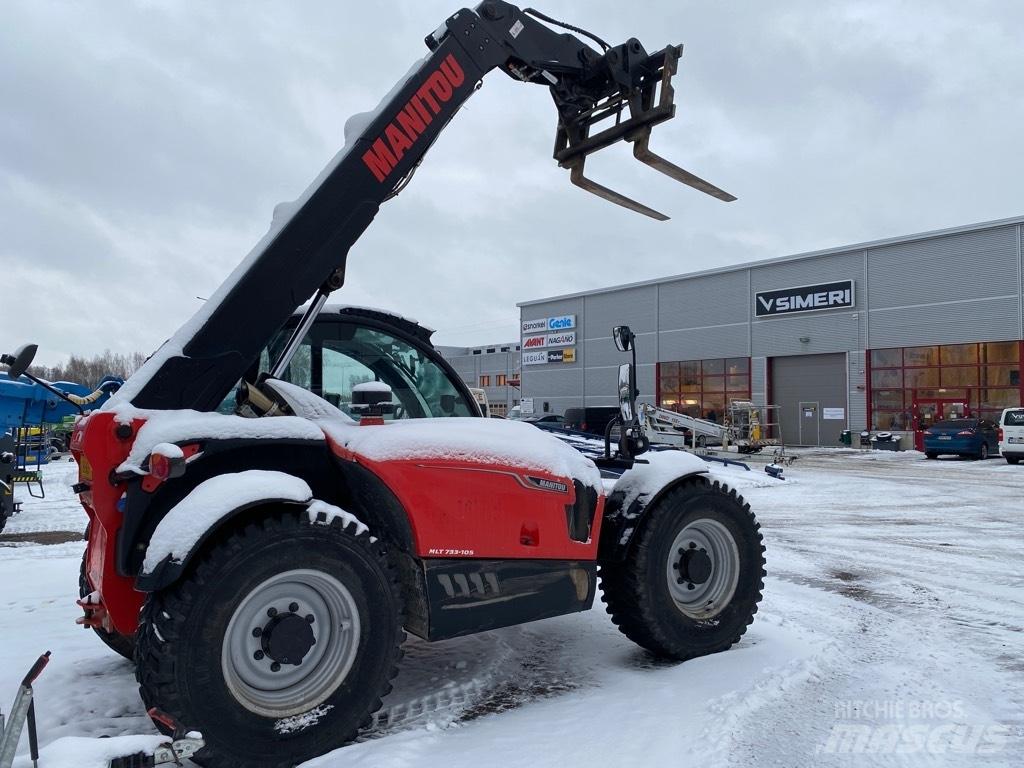 Manitou mt 733-105 Ładowarki teleskopowe