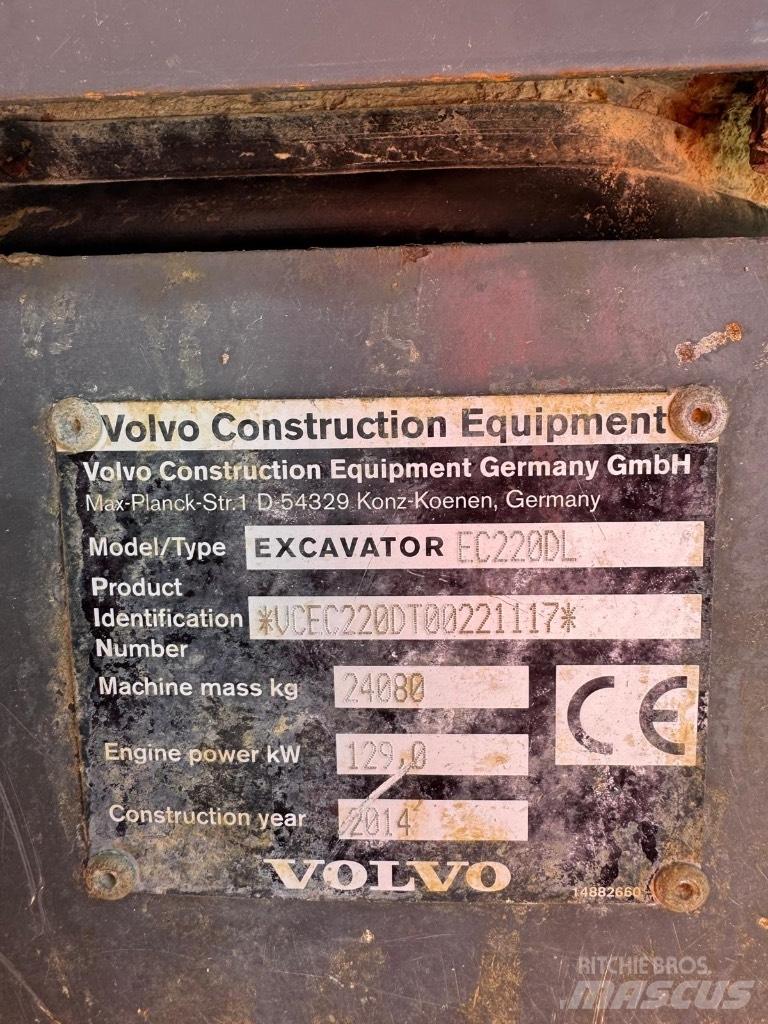 Volvo EC 220 DL Koparki gąsienicowe