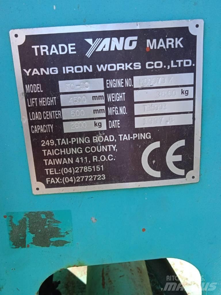 Yang FG20 Wózki LPG