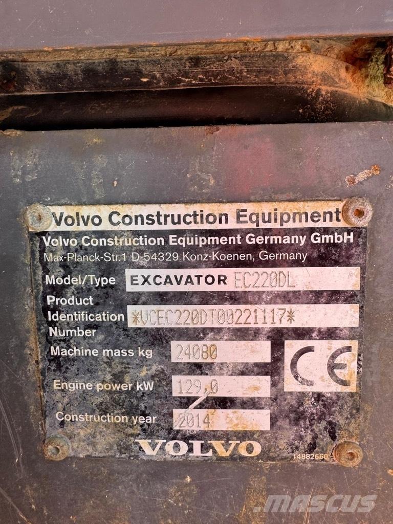 Volvo EC 220 DL Koparki gąsienicowe