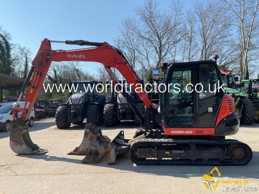 Kubota KX 080-4 Midikoparki  7t - 12t
